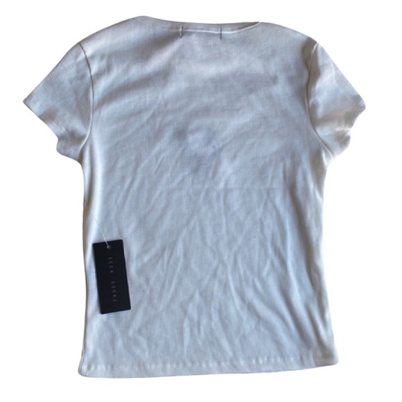 NWT Women's Faded Rose Butterfly Top - Junior - Picture 2 of 3